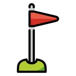 Flag In Hole SVG Icon